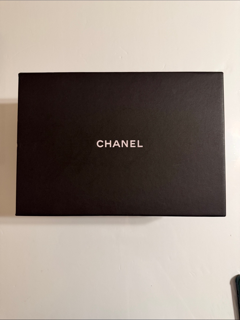 CHANEL Black Box with White Logo Size 13”X9”X5” EMPTY BOX